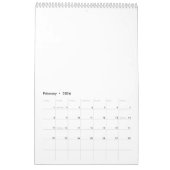 Create Your Own white  Kalender (Feb 2026)