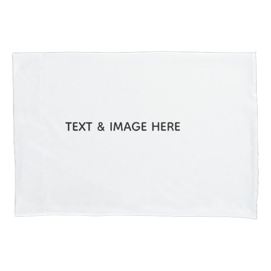 Create Your Own white Kussensloop (Voorkant)