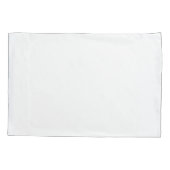 Create Your Own white  Kussensloop (Achterkant)