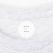 Create Your Own white  Labels (Aangebracht)