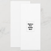 Create Your Own white Menu (Voorkant / Achterkant)