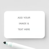 Create Your Own white  Naamplaatje (In situ)