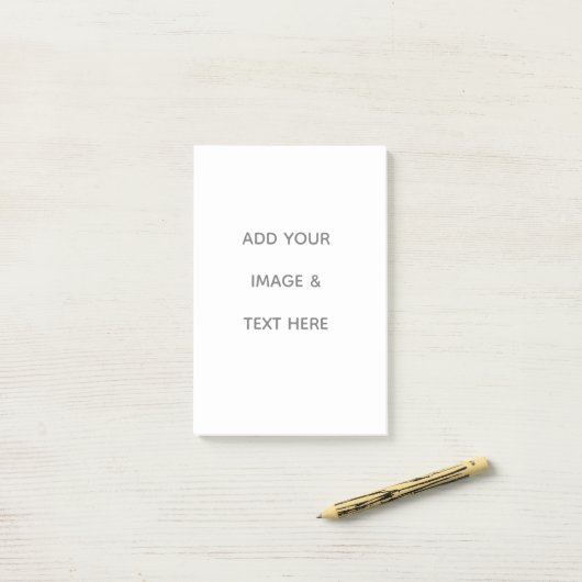 Create Your Own white  Post-it® Notes (Op bureau)