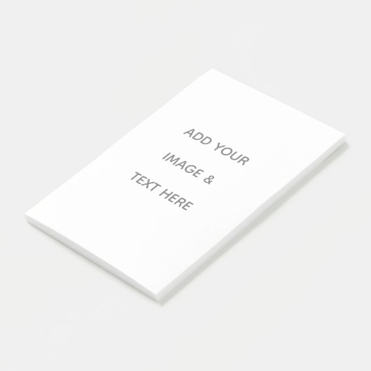 Create Your Own white  Post-it® Notes (Schuin)