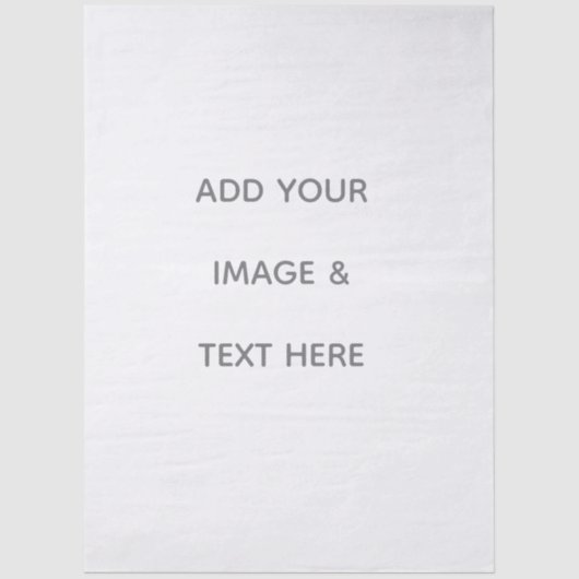 Create Your Own white  Tissuepapier (Voorkant)