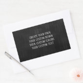 Create Your Own - Your Custom Design Rechthoekige Sticker (Envelop)