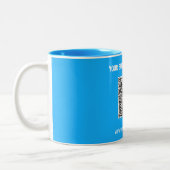 Create Your QR Code Business Mug Gift Choose Color (Gauche)