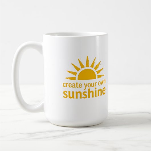 Create Your Sunshine Mug  (Gauche)
