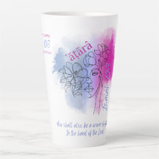 Created to Be a Crown (Isaiah 62:3) Latte Mug