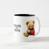 Created to Create Teddy Bear 11oz Mug (Devant droit)