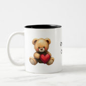 Created to Create Teddy Bear 11oz Mug (Gauche)