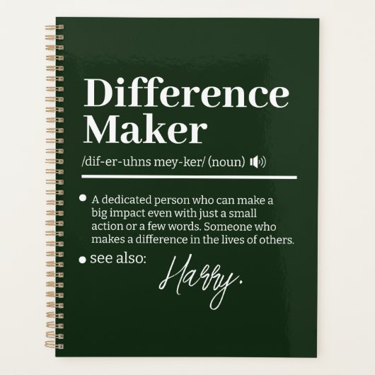 Créateur de différence personnalisé, cadeau d'appr (Devant)