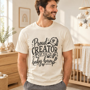 Créateur fier de la bosse de bébé T-shirt drôle po