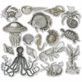 Créateurs marins Stickers de vinyle transparent (Devant)