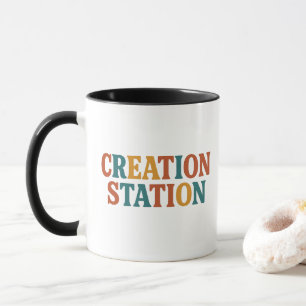 Creatie Station Typography Koffie Mok