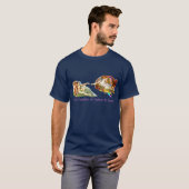 Creatie van Adam en Steve T-shirt (Voorkant volledig)