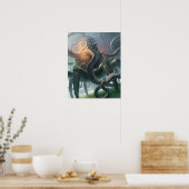 creatie van de oneindige afgrond poster (Keuken)