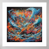 Creatie van het firmament poster (Voorkant)