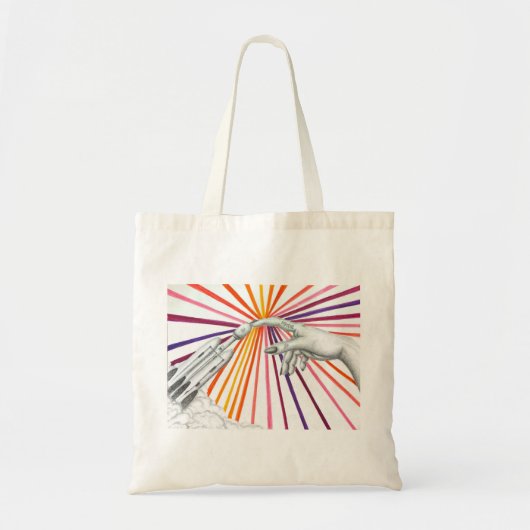 Creatie van psyche tote bag (Voorkant)
