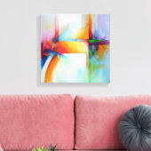 Creatief Abstract Acryl Schilderen Moderne Kunst Canvas Afdruk (Insitu (Woonkamer))