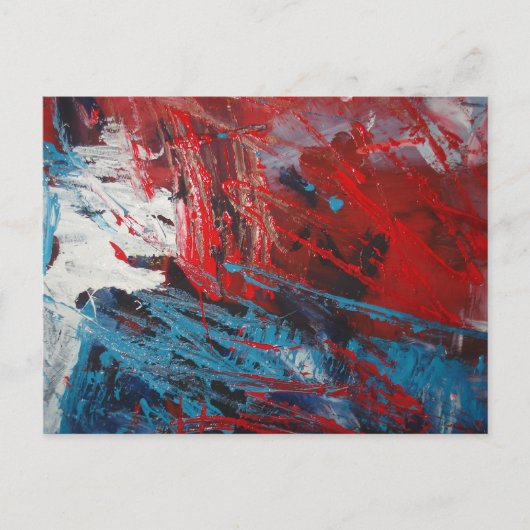 Creatief Abstract Art Decor Briefkaart (Voorkant)