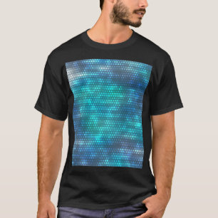 Creatief abstract blauw achtergrondontwerp. t-shirt