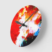 Creatief Abstract kunstwerk Ronde Klok (Hoek)