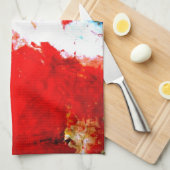 Creatief Abstract kunstwerk Theedoek (Quarter Fold)