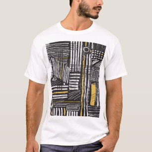 Creatief abstract naadloos patroon: artistiek ontw t-shirt