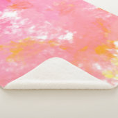 Creatief abstract schilderij. Achtergrond met kuns Sherpa Deken (3/4)