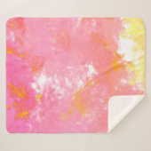 Creatief abstract schilderij. Achtergrond met kuns Sherpa Deken (Voorkant (horizontaal))