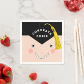 Creatief afstudeerfeest servet (Insitu)