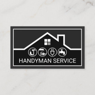 Creatief Bouwframe Handyman-gereedschap Visitekaartje
