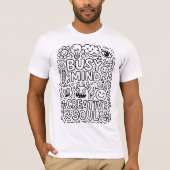 Creatief Doodle Art T-Shirt Design (Voorkant)