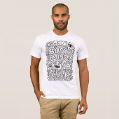 Creatief Doodle Art T-Shirt Design (Voorkant volledig)