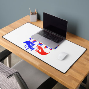 Creatief embleem van empowerment en representatie bureaumat