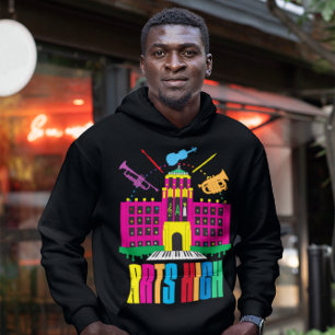 Creatief gebouw  kunsten hoodie