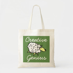 "Creatief Genie" Schaap Ambachtelijk Projecttas Tote Bag