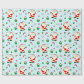 Creatief Gevist kerstcadeau Cadeaupapier (Vlak)