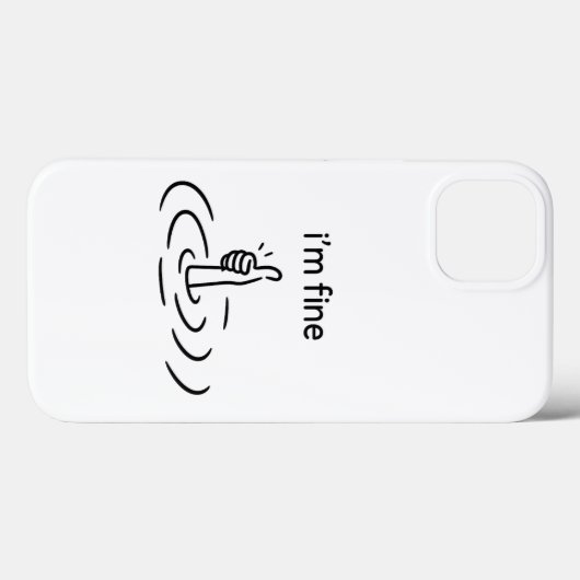 Creatief, grillig, minimalistisch Case-Mate iPhone case (Achterkant (horizontaal))