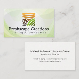 Creatief landschap Logo Visitekaartje