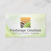 Creatief landschap Logo Visitekaartje (Voorkant)