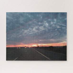 Creatief landschap Wolken foto puzzel Legpuzzel