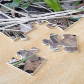 Creatief landschapsbloem fotopuzzel legpuzzel (Zijkant)