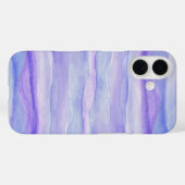 Creatief Lavendel Paarse Waterverf Lagen Patroon Case-Mate iPhone Case (Achterkant (horizontaal))