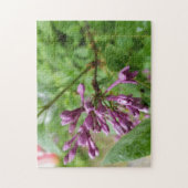 Creatief licht paarse lila foto puzzel legpuzzel (Verticaal)