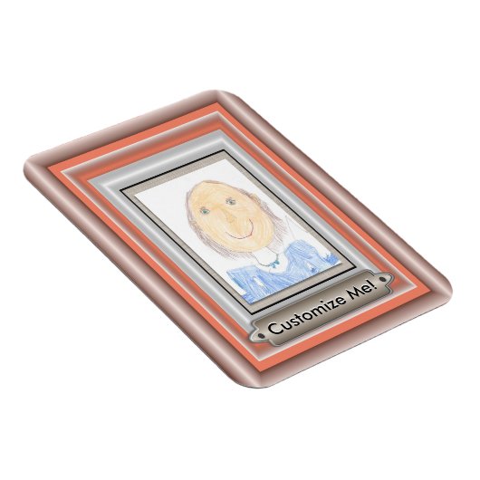 Creatief Lijst en mat voor uw masterstuk Magneet (Rechterzijde)