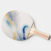 Creatief met Waterverf Ping Pong Paddles Tafeltennisbatje (Zijkant)