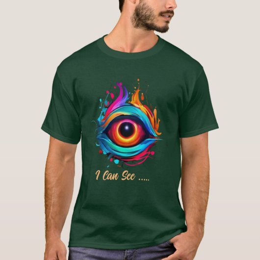 creatief oog t-shirt (Voorkant)