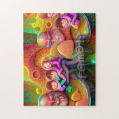 Creatief patroonpuzzel legpuzzel (Verticaal)